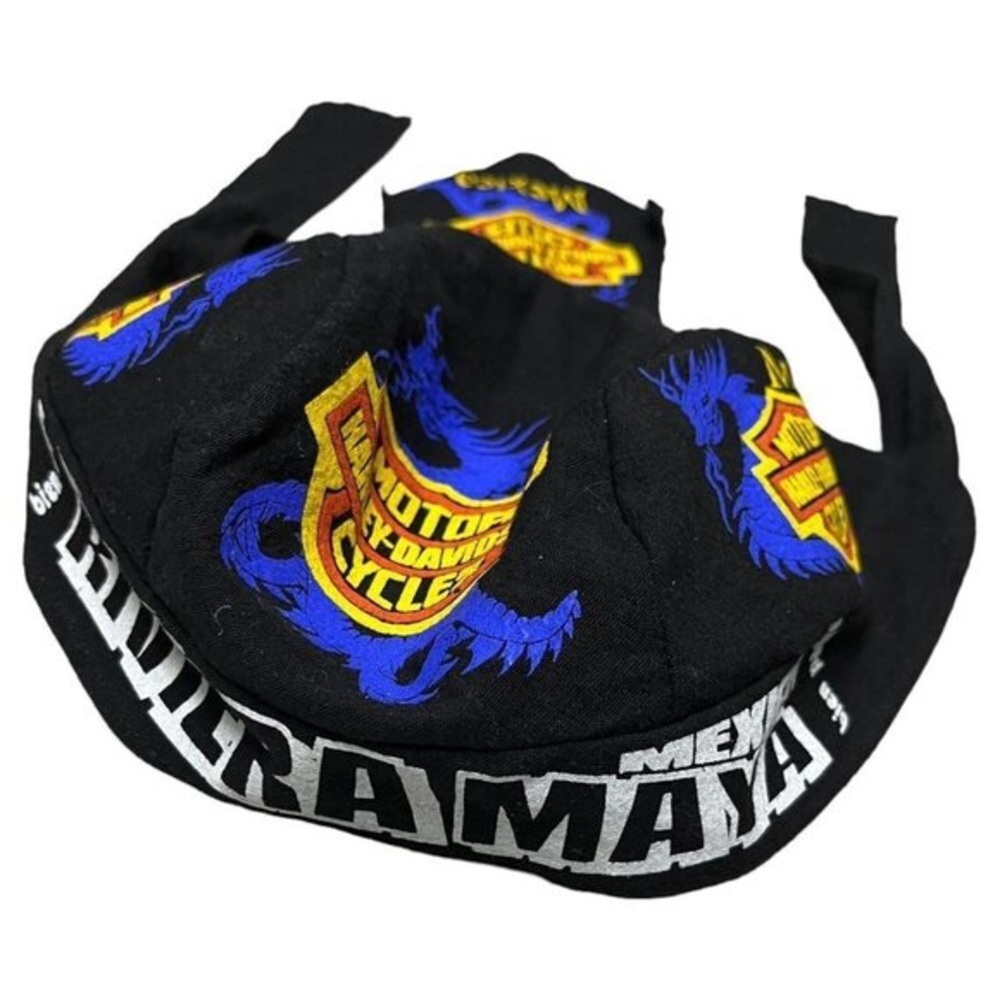 Harley Davidson MAYA RIVIERA MEXICO Biker Motorcycle Bandana DuRag Skull Cap